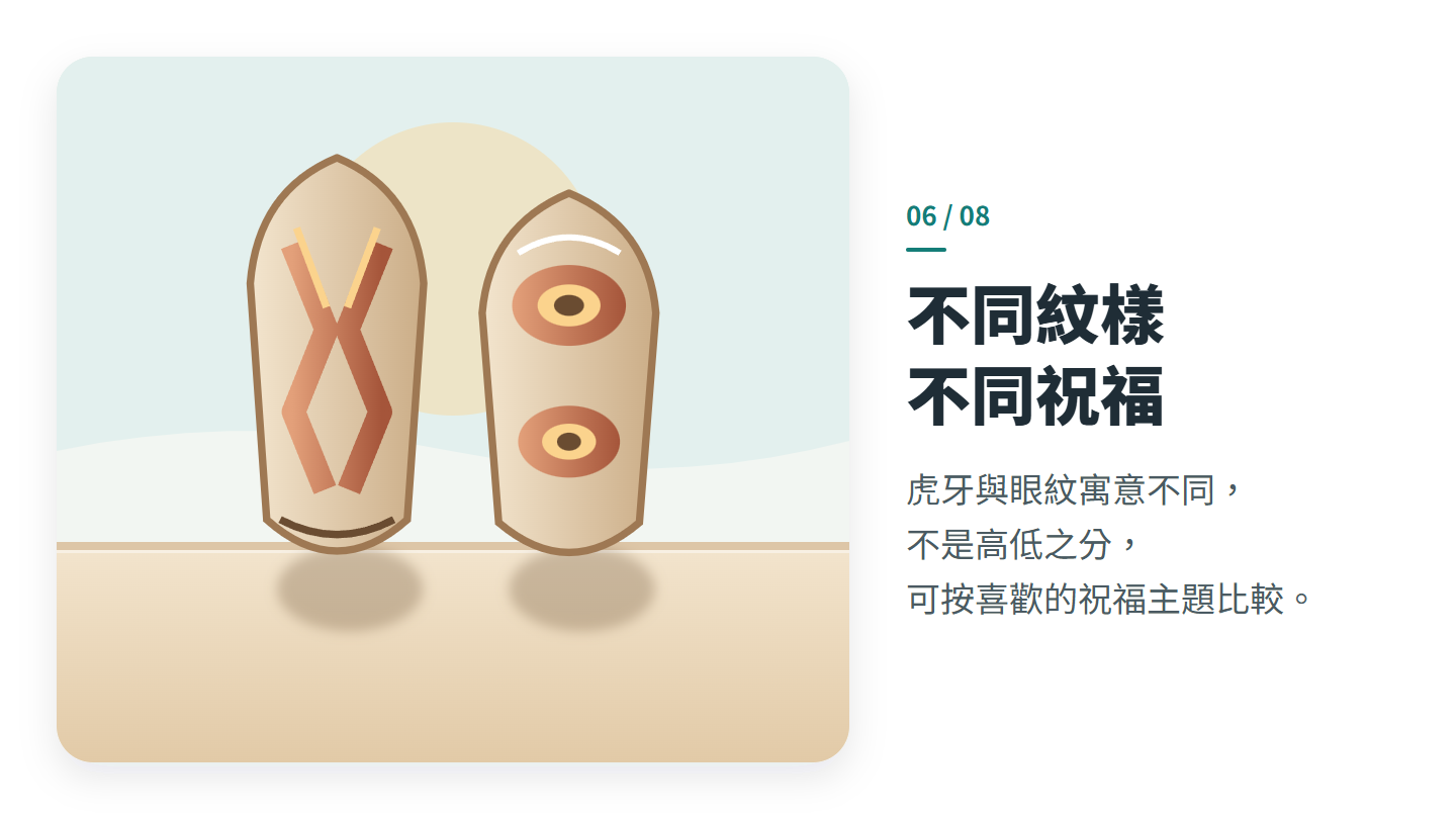 不同紋樣 不同祝福