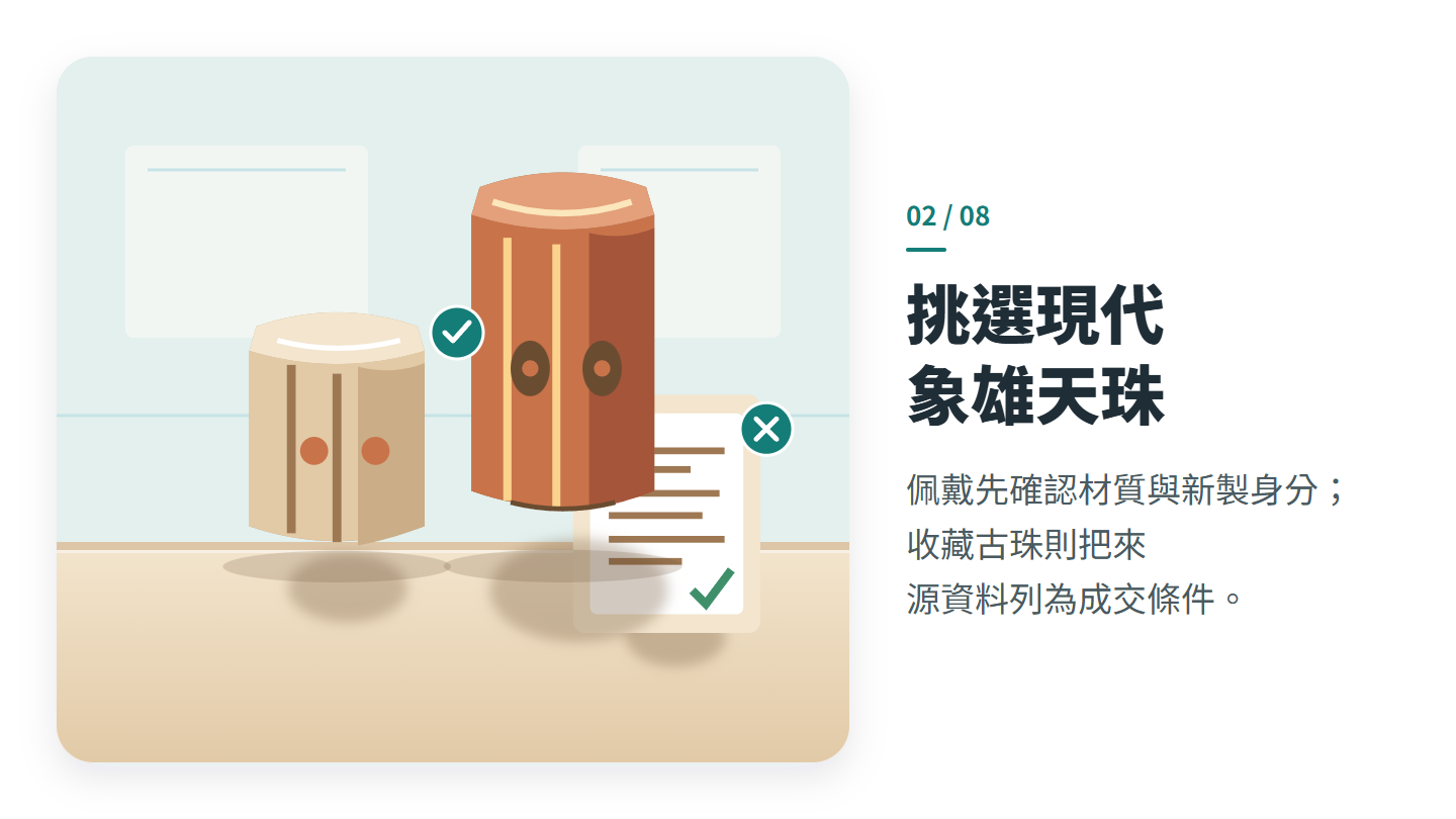 挑選現代 象雄天珠