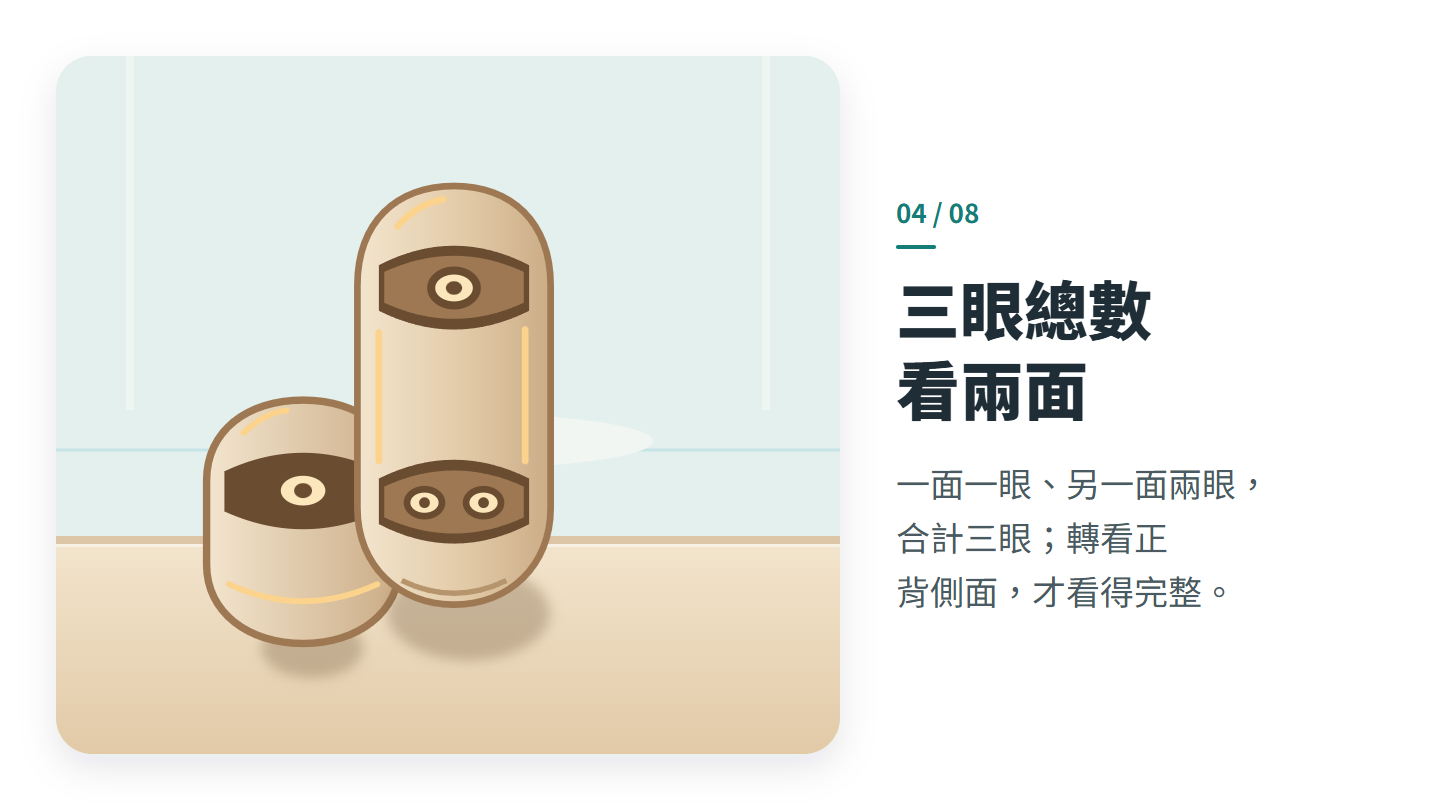 三眼總數 看兩面