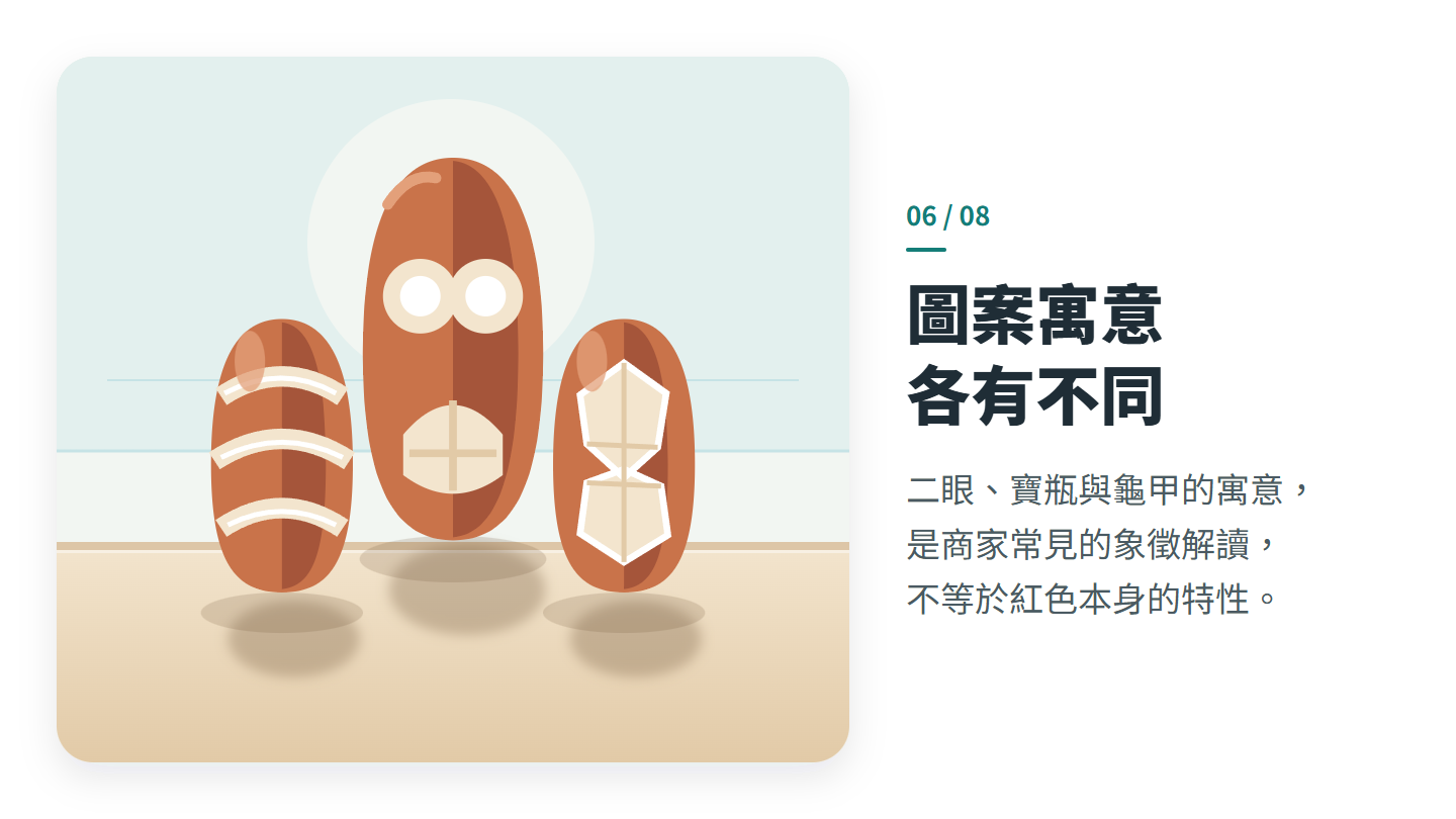 圖案寓意 各有不同